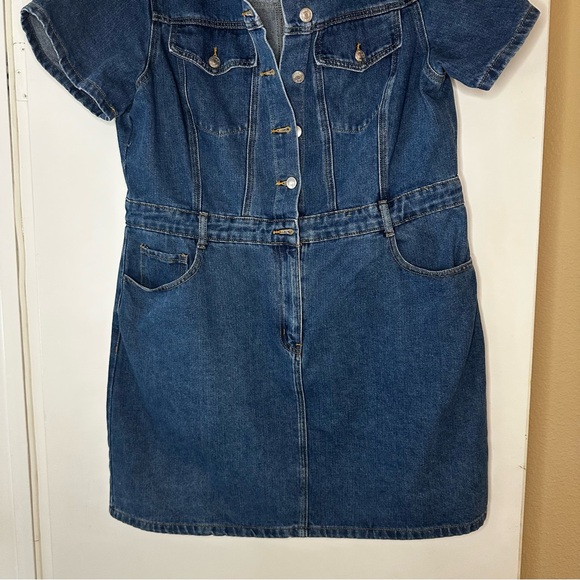 Forever 21 denim jean mini dress - Picture 4 of 8